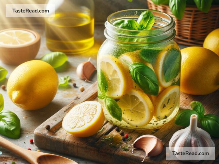 How to create tangy lemon basil vinaigrette