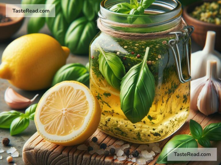 How to create tangy lemon basil vinaigrette