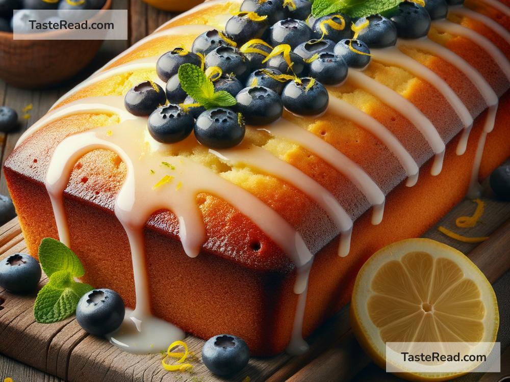 How to create tangy lemon blueberry pound cake