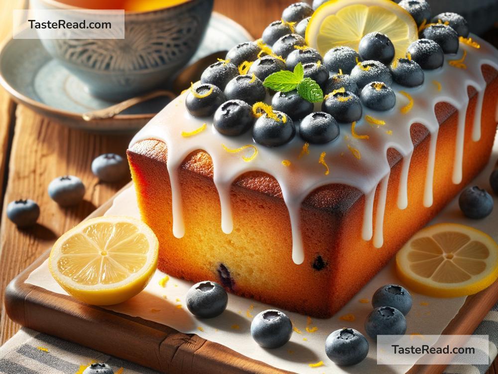 How to create tangy lemon blueberry pound cake