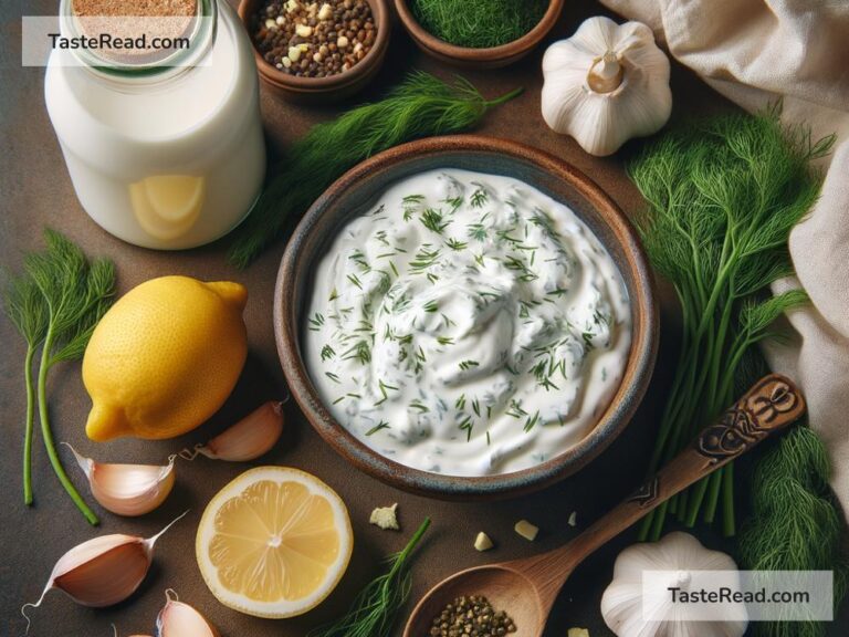 How to create tangy lemon dill yogurt sauce
