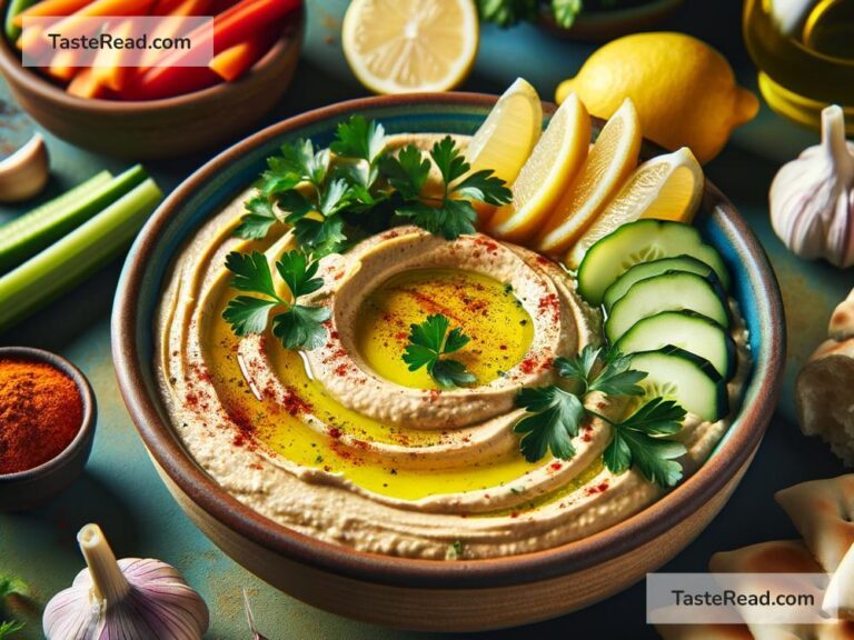 How to create tangy lemon garlic hummus