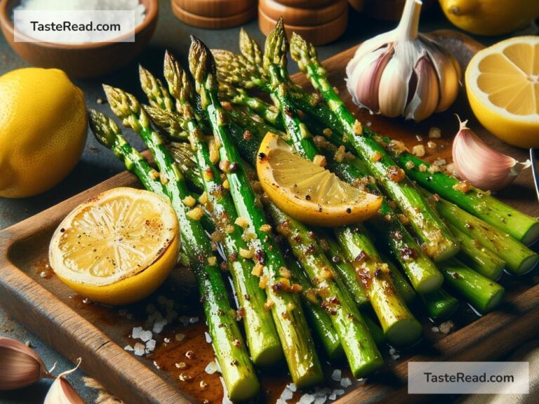 How to create tangy lemon garlic roasted asparagus
