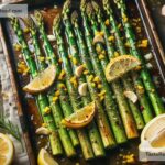 How to create tangy lemon garlic roasted asparagus