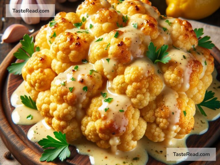 How to create tangy lemon garlic roasted cauliflower