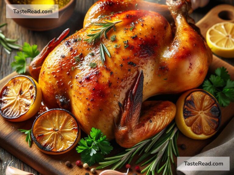 how to create tangy lemon garlic roasted chicken