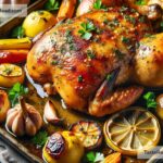 How to create tangy lemon garlic roasted chicken thighs