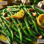 How to create tangy lemon garlic roasted green beans