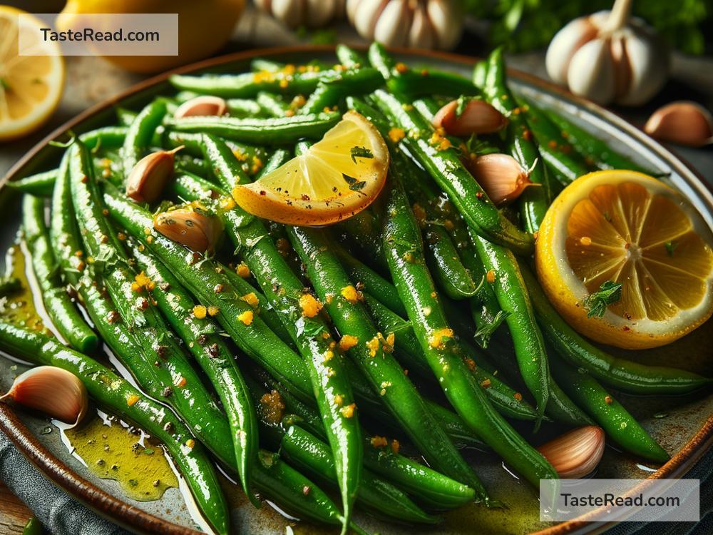 How to create tangy lemon garlic roasted green beans