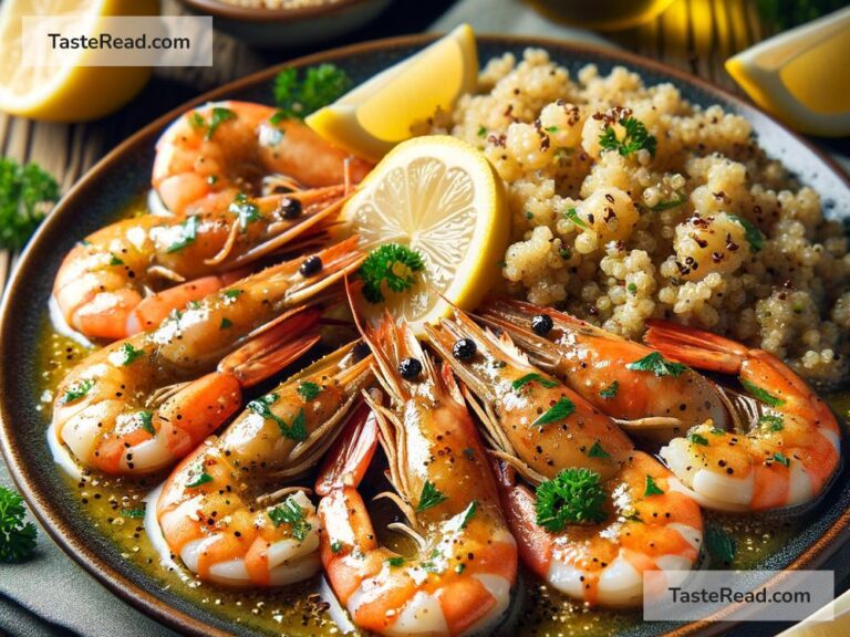 how to create tangy lemon garlic shrimp