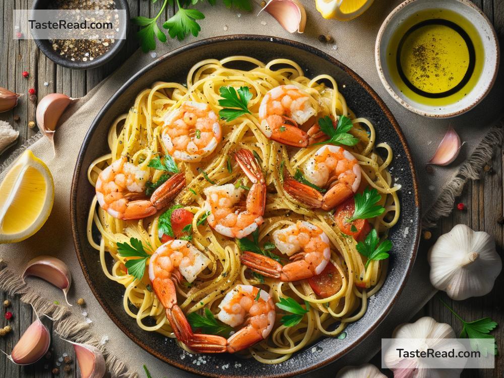 How to create tangy lemon garlic shrimp pasta