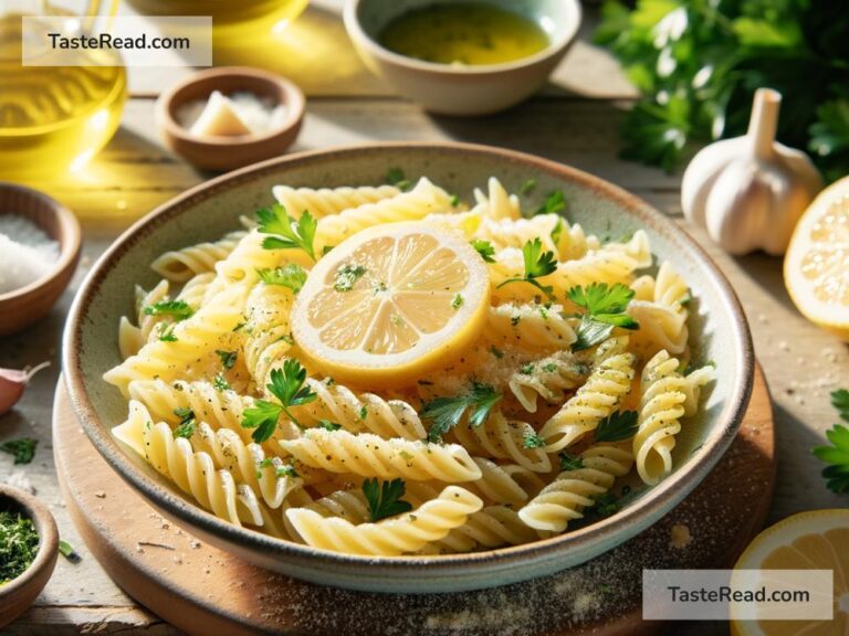 how to create tangy lemon herb pasta