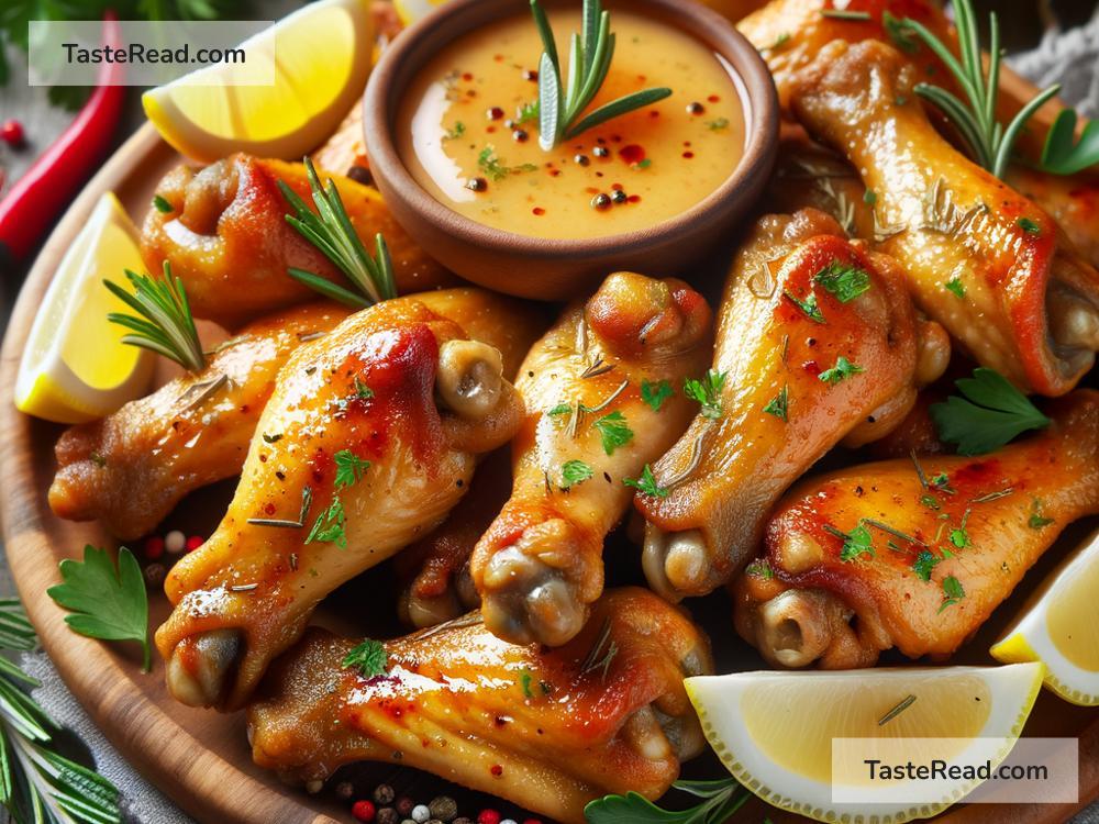 How to create tangy lemon herb roasted chicken wings