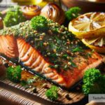 How to create tangy lemon herb roasted salmon