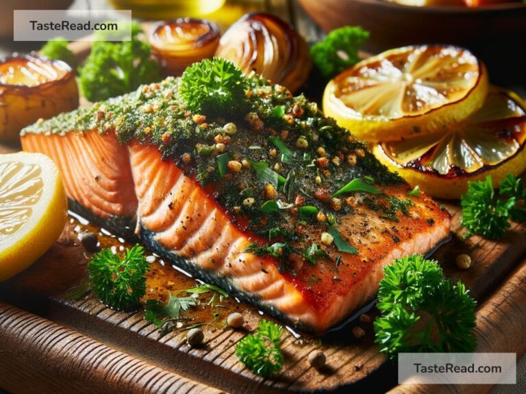 How to create tangy lemon herb roasted salmon
