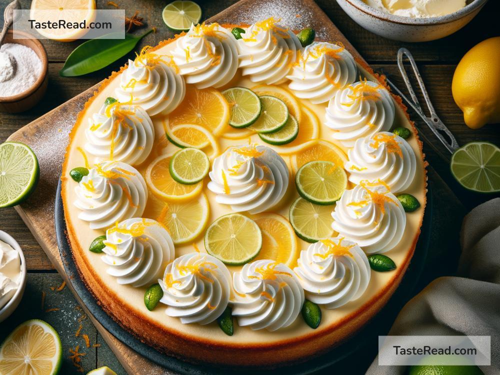 How to create tangy lemon lime cheesecake