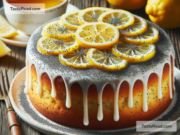 How to create tangy lemon poppy seed cake