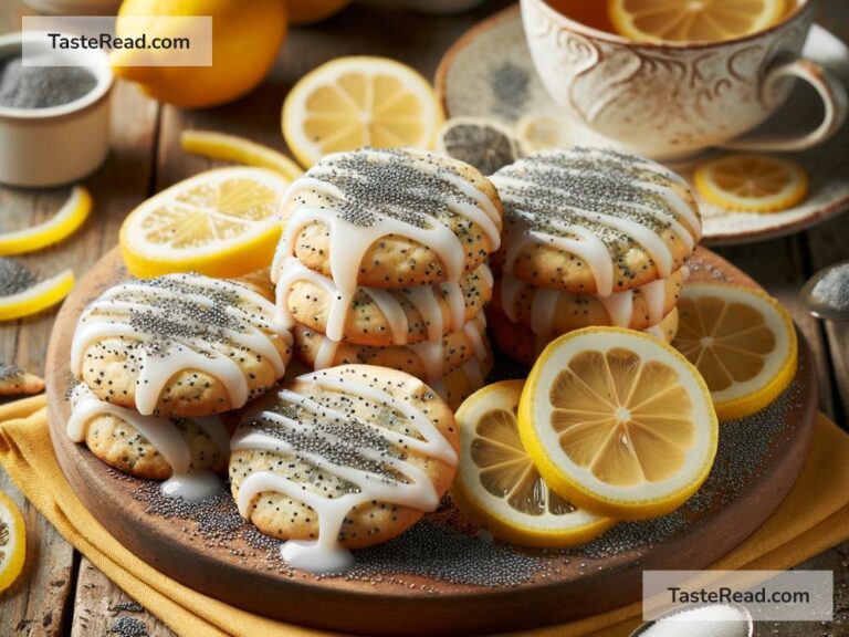 How to create tangy lemon poppy seed cookies
