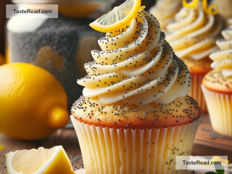 How to create tangy lemon poppy seed cupcakes