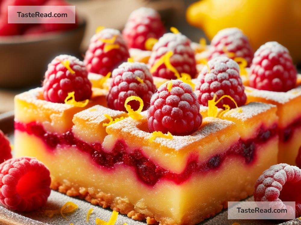 How to create tangy lemon raspberry bars