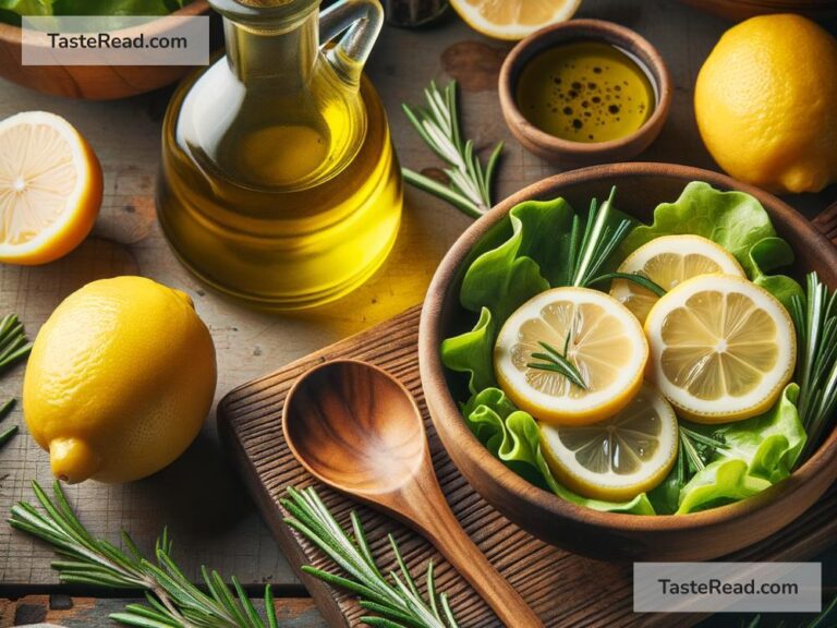 How to create tangy lemon rosemary vinaigrette