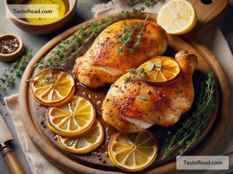 How to create tangy lemon thyme roasted chicken breasts