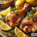 How to create tangy lemon thyme roasted chicken legs