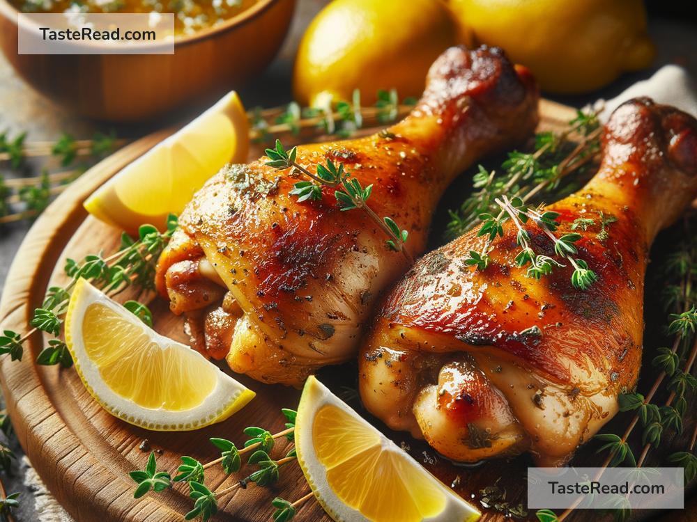 How to create tangy lemon thyme roasted chicken legs