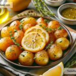 how to create tangy lemon thyme roasted potatoes