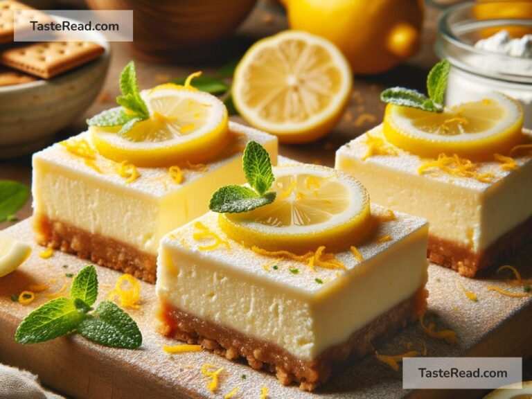 How to create tangy lemon zest cheesecake bars