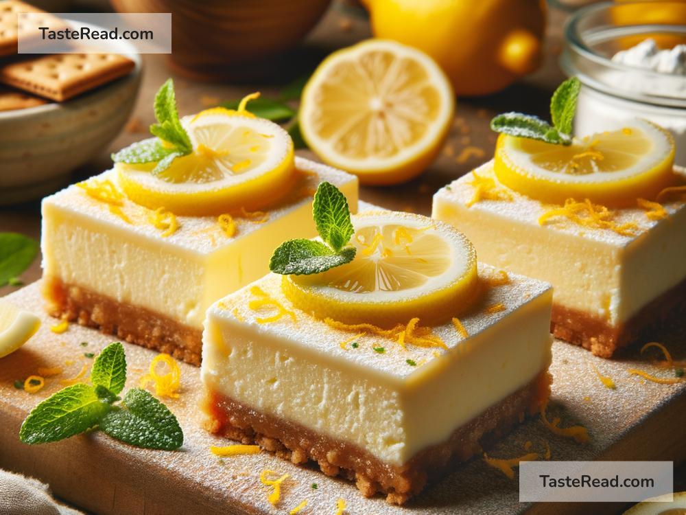 How to create tangy lemon zest cheesecake bars