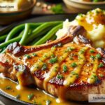 how to create tangy mustard glazed pork chops