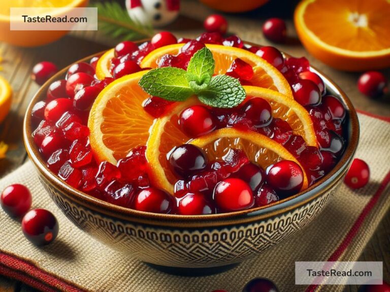 How to create tangy orange cranberry relish