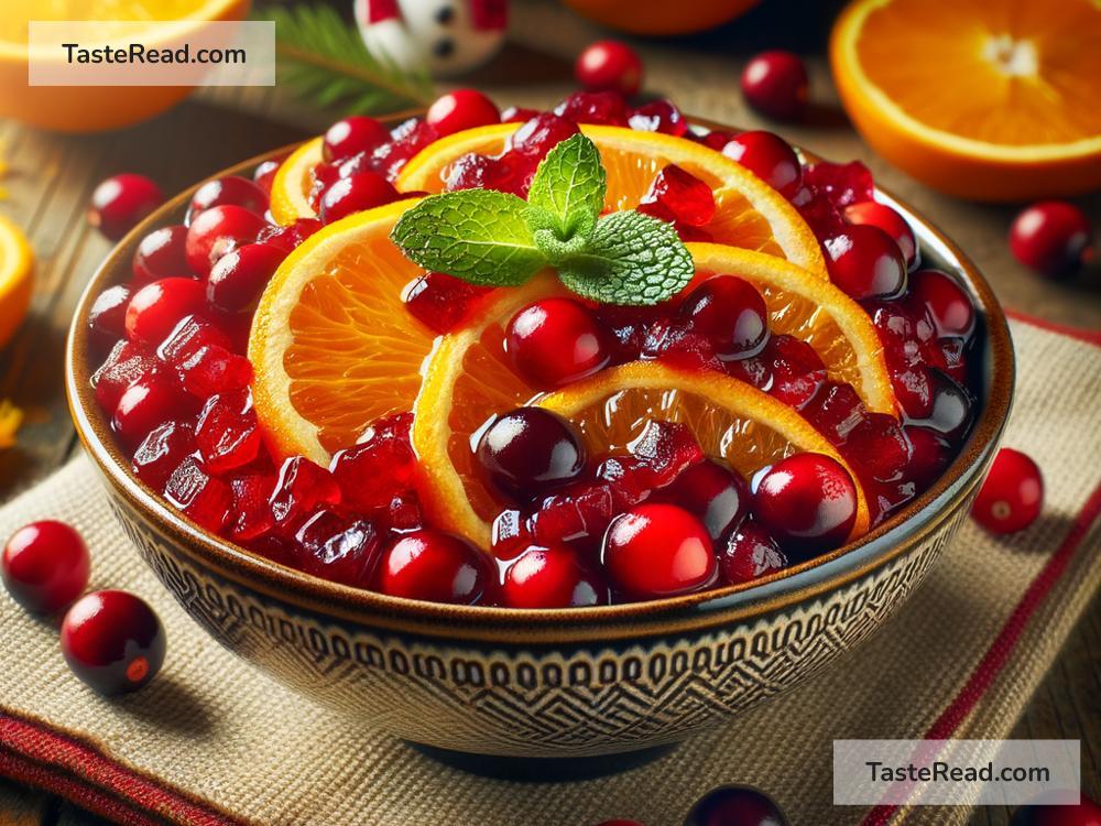 How to create tangy orange cranberry relish