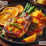How to create tangy orange ginger glazed pork chops