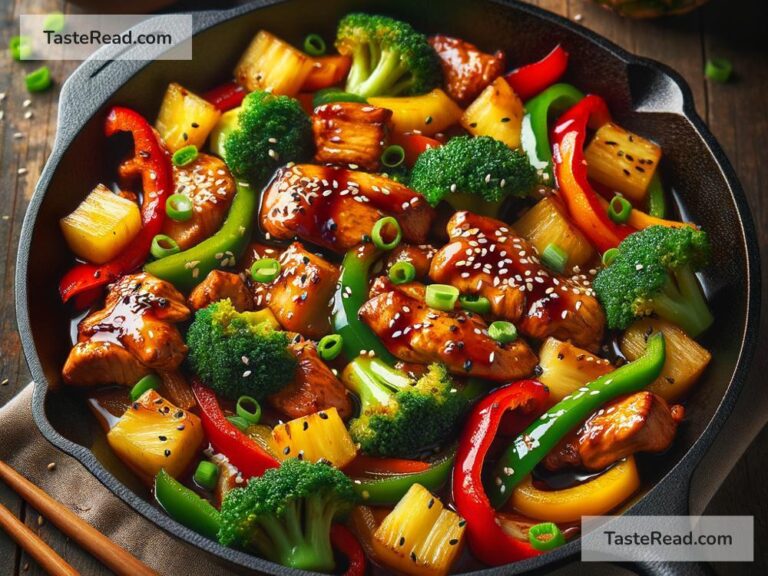 how to create tangy pineapple teriyaki stir-fry