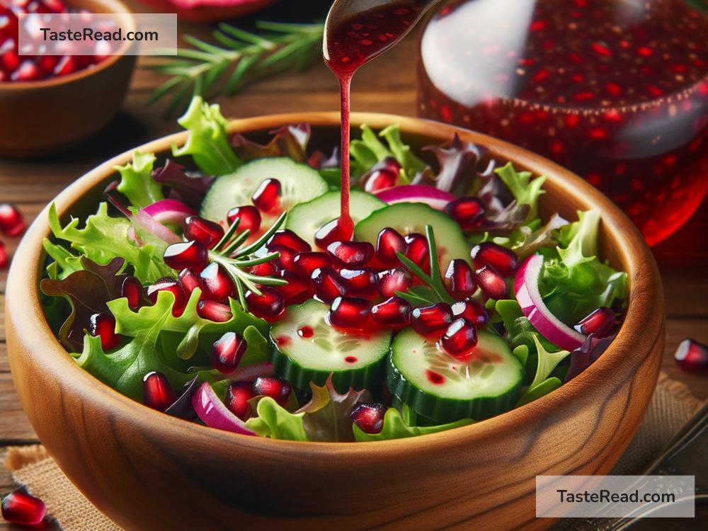 How to create tangy pomegranate vinaigrette