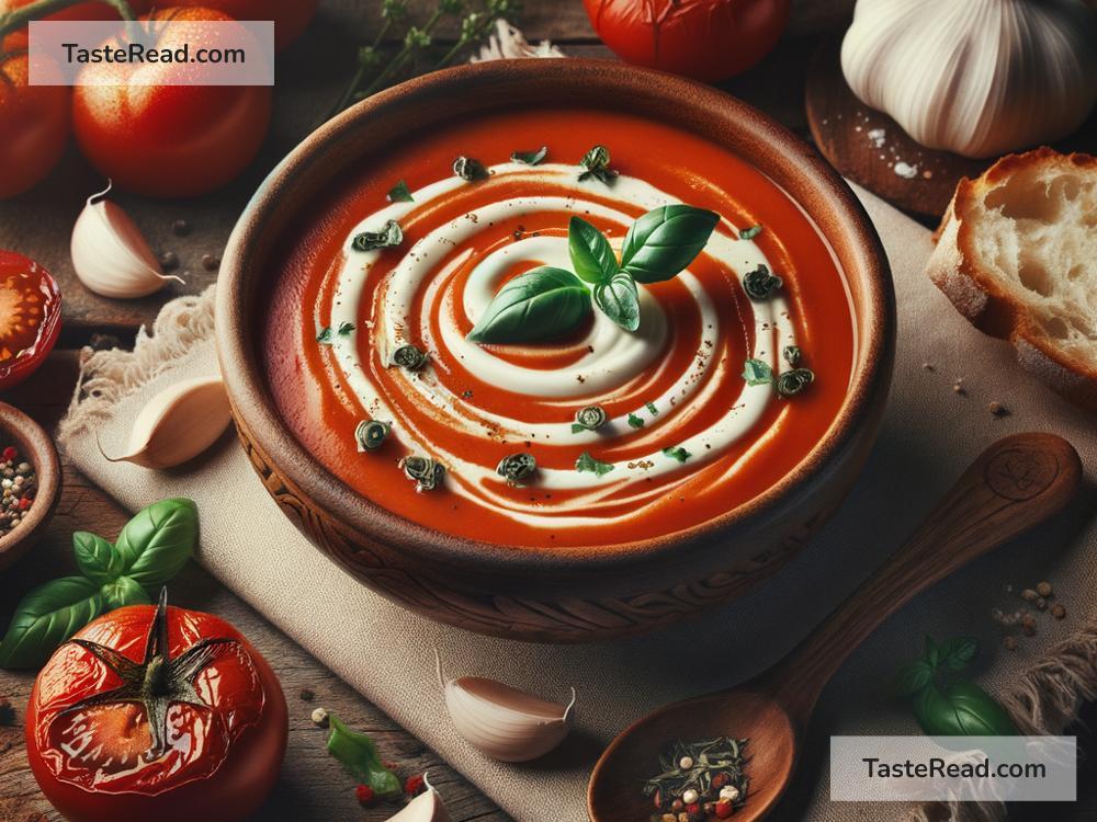 how to create tangy roasted tomato soup