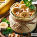 How to create tropical banana coconut pudding