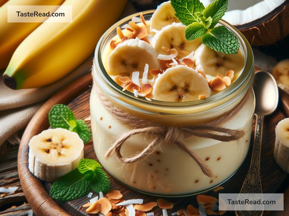 How to create tropical banana coconut pudding