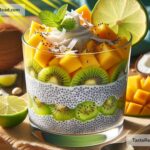 How to create tropical coconut lime chia pudding
