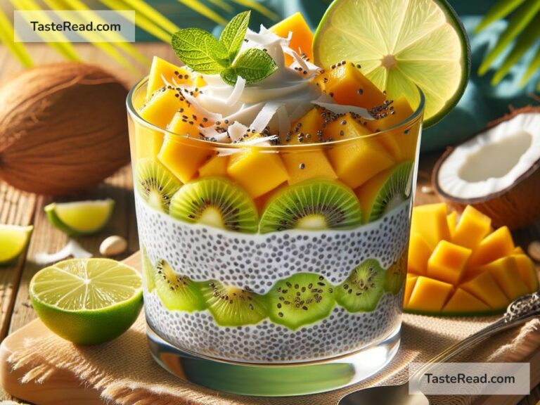 How to create tropical coconut lime chia pudding