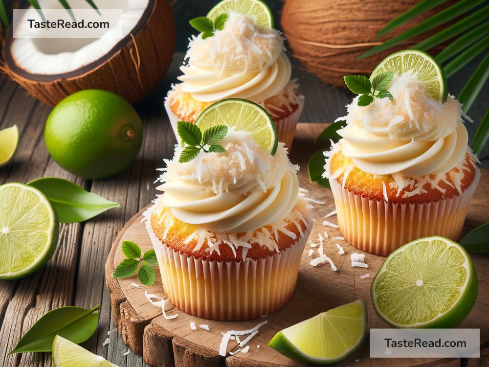 How to create tropical coconut lime cupcakes