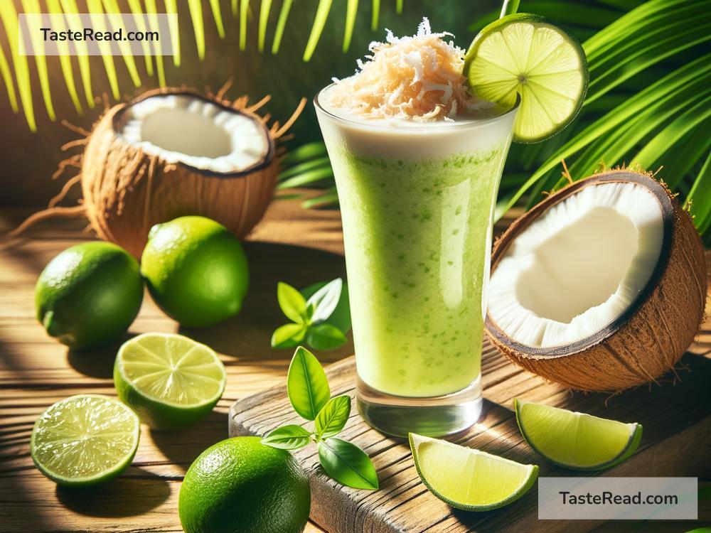 How to create tropical coconut lime smoothie