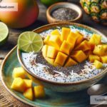 How to create tropical coconut mango chia pudding