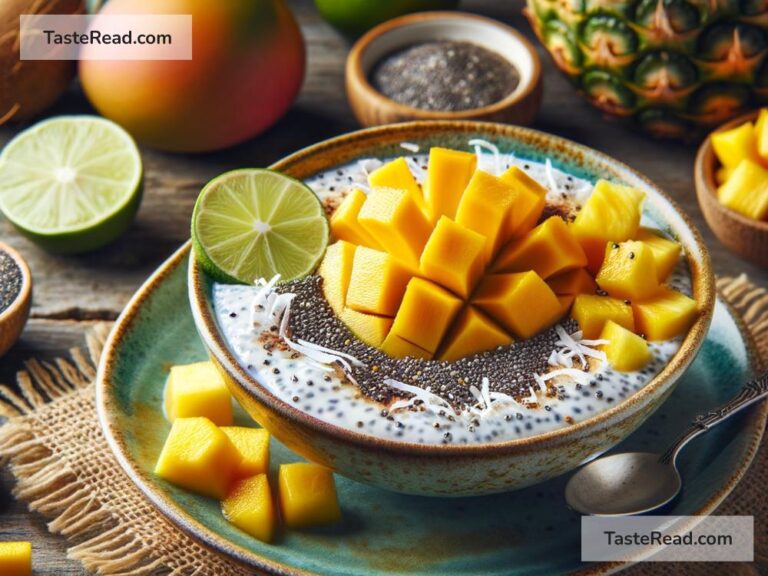 How to create tropical coconut mango chia pudding