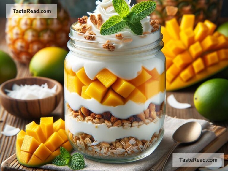 How to create tropical coconut mango parfait
