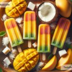 How to create tropical coconut mango popsicles