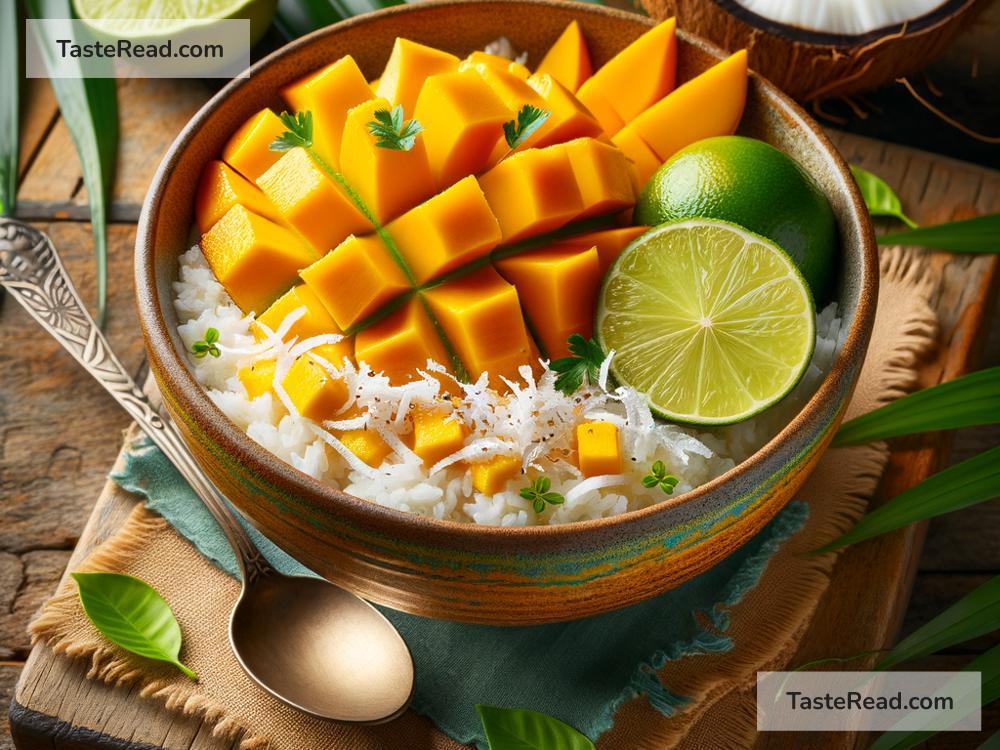 How to create tropical coconut mango rice
