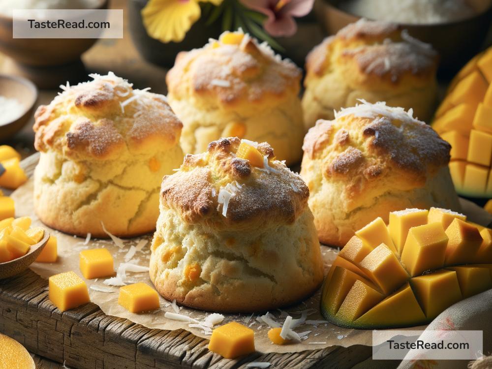 How to create tropical coconut mango scones